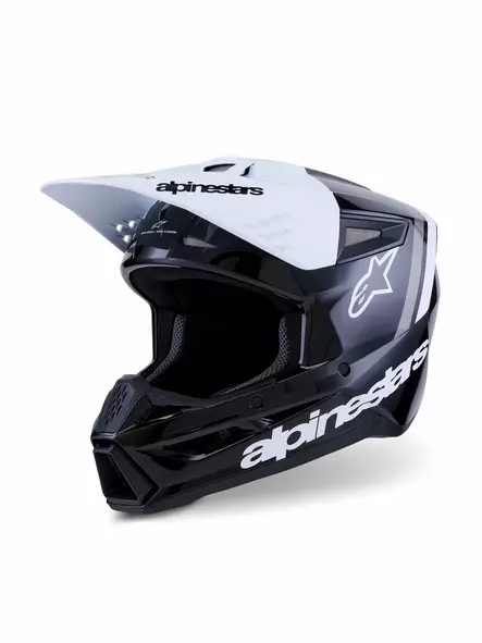 Alpinestars Kypärä S-M3 Radium Musta/Valkoinen, L - Duell ajovarusteet - 36791 - 1