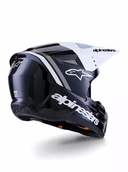 Alpinestars Kypärä S-M3 Radium Musta/Valkoinen, L - Duell ajovarusteet - 36791 - 1