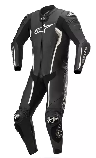 Alpinestars Nahkapuku 1-pcs Missile v2 Musta/Valkoinen 56 - Duell ajovarusteet - 40461 - 1