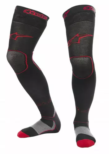 Alpinestars Sukka MX Long Socks Black/Red, L/XXL - Duell ajovarusteet - 37381 - 1