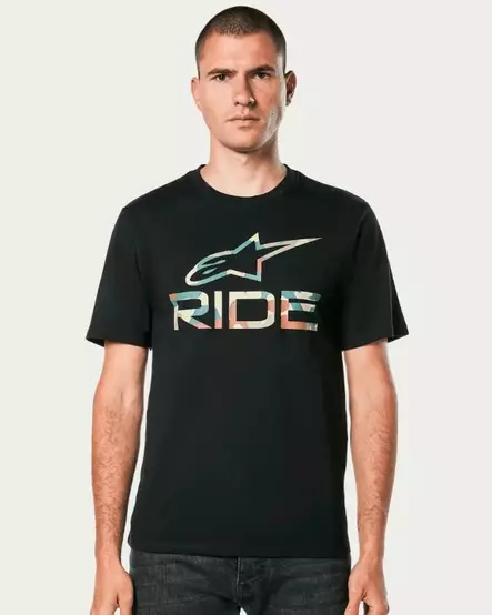 Alpinestars T-shirt Ride 4.0 Camo CSF Black L - Duell ajovarusteet - 35881 - 1