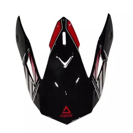 AMOQ Meteor V2 Lippa Axis Musta/Punainen - Duell ajovarusteet - 51581 - 1