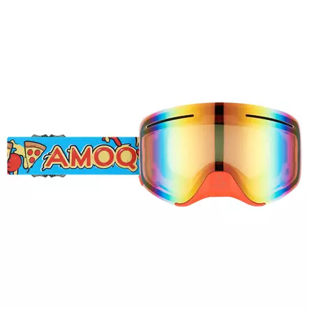 AMOQ Vision Vent+ Magnetic Ajolasit Pizza - Punainen Peili - Duell ajovarusteet - 52781 - 1