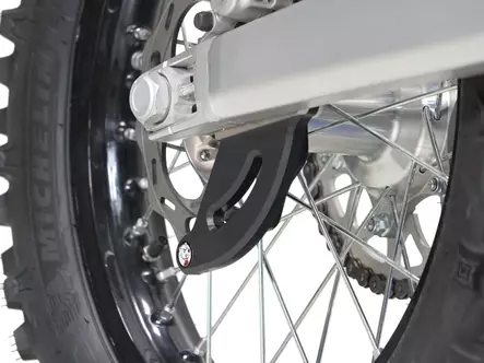 AXP Rear Disc Guard Black Husqvarna 14-25 / KTM 12-25 / Sherco 12-25 - Duell MP varaosat ja tarvikkeet - 86181 - 1