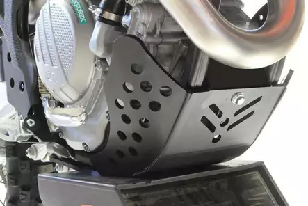 AXP Skid Plate PHD 6mm Black Gas-Gas MC250F/EX250F/EX350F 21-23 - Duell MP varaosat ja tarvikkeet - 86661 - 1