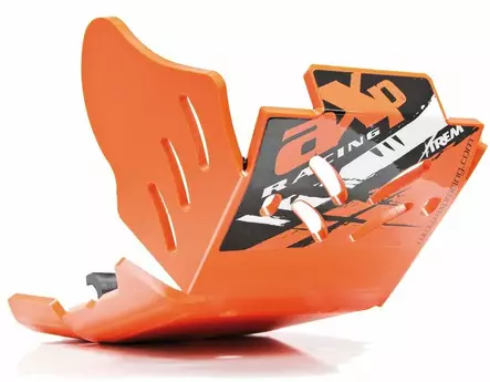 AXP Xtrem HDPE Skid Plate Orange KTM 250EXCF/350 EXCF 17-23 - Duell MP varaosat ja tarvikkeet - 86351 - 1