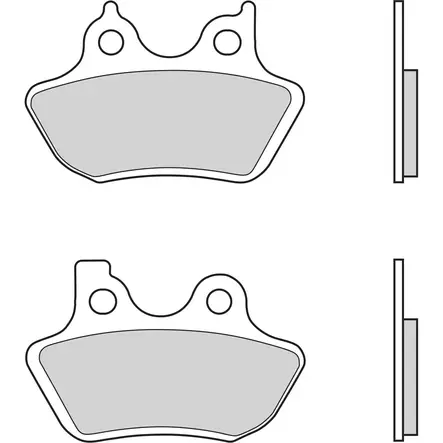 Brembo Jarrupalat Eteen Sintered Road - Duell MP varaosat ja tarvikkeet - 122451 - 1