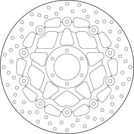 Brembo Serie Oro jarrulevy kelluva - Duell MP varaosat ja tarvikkeet - 121431 - 1