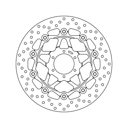 Brembo Serie Oro jarrulevy kelluva - Duell MP varaosat ja tarvikkeet - 121441 - 1