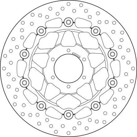 Brembo Serie Oro jarrulevy kelluva - Duell MP varaosat ja tarvikkeet - 121741 - 1