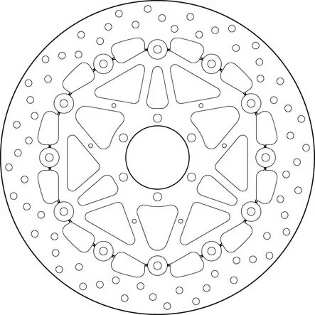 Brembo Serie Oro jarrulevy kelluva - Duell MP varaosat ja tarvikkeet - 121811 - 1