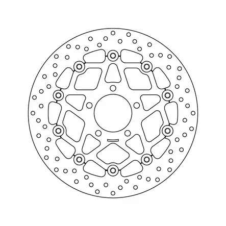 Brembo Serie Oro jarrulevy kelluva - Duell MP varaosat ja tarvikkeet - 121841 - 1