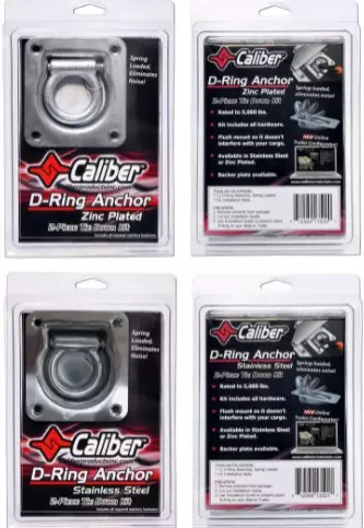 Caliber D-Ring Kit Zinc Coated Steel - Duell MK varaosat ja tarvikkeet - 20791 - 1