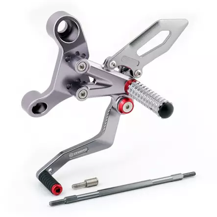 CFMOTO Hopeinen säädeltävä poljinsarja vasemmalle 800NK - Moottoripyörän kahvat ja polkimet - 881 - 1
