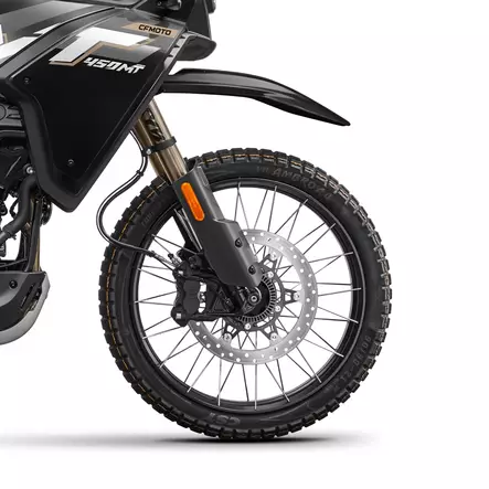 CFMOTO Korkea etulokasuoja musta 450MT - Moottoripyörän lokasuojat - 141411 - 1