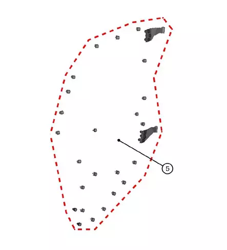 DFK Vasen Ovensaranat ja kiinnityssarja Yamaha YXZ 1000 - Duell ATV varaosat ja tarvikkeet - 30001 - 1