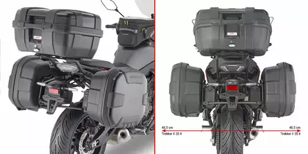 Givi Putkisivuteline TRACER 700 (20) - Duell MP varaosat ja tarvikkeet - 103091 - 1