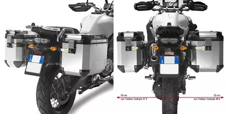 Givi putkisivutelineet Trekker Outback Yamaha XT1200ZE Super Tenere (14) - Duell MP varaosat ja tarvikkeet - 102891 - 1