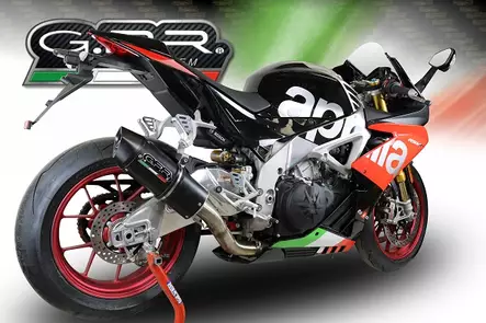GPR Aprilia Rsv4 1000 2017/18 e4 Racing slip-on exhaust Furore Nero - Duell MP varaosat ja tarvikkeet - 112281 - 1