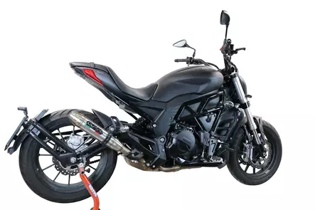 GPR Benelli 502 C 2019/20 e4 EC-Approv. slip-on exhaust Deeptone Inox - Duell MP varaosat ja tarvikkeet - 111181 - 1