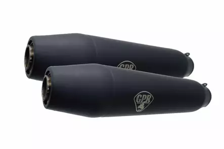 GPR Bmw R 75 1976/1978 Double univ. EC-Approv. silencer w/o link pipes Deeptone - Duell MP varaosat ja tarvikkeet - 111991 - 1