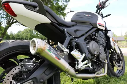 GPR Triumph Trident 660 2021/2022 e5 EC-Approv. full line exhaust catalized Pow - Duell MP varaosat ja tarvikkeet - 108921 - 1