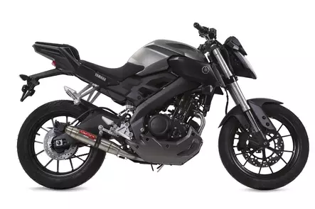 GPR Yamaha Mt 125 2014/16 EC-Approv. full line exhaust catalized Deeptone Inox - Duell MP varaosat ja tarvikkeet - 105921 - 1
