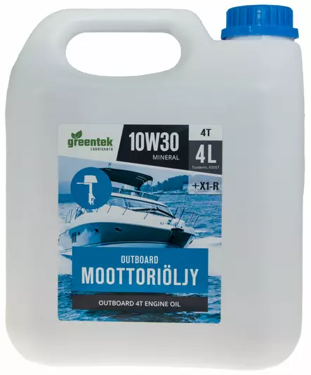 Greentek Outboard 10W30 4L moottoriöljy perämoottorit (3) - Duell öljyt ja muut nesteet - 62401 - 1