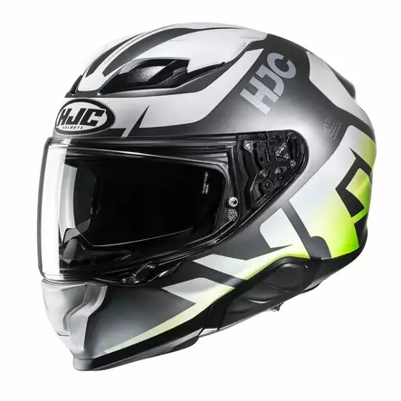 HJC Kypärä F71 Bard MC4HSF Harmaa/Valkoinen/Vihreä M - Duell ajovarusteet - 56461 - 1