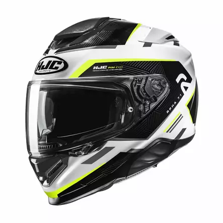HJC Kypärä RPHA 71 Ellon Valkoinen/Fluo Keltainen/Musta MC3H L - Duell ajovarusteet - 57001 - 1