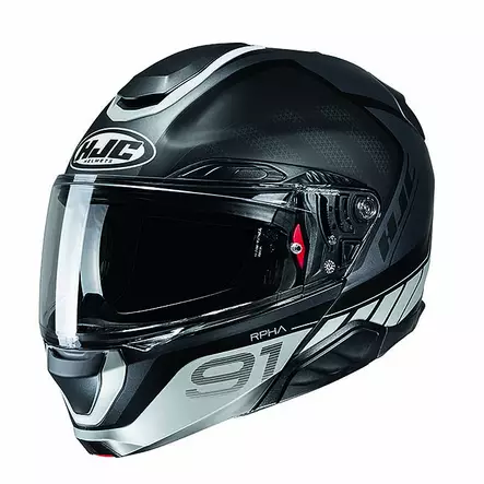 HJC Kypärä RPHA 91 Rafino Musta/Harmaa MC5SF, 58-59cm L - Duell ajovarusteet - 56941 - 1
