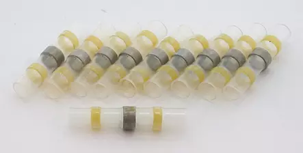 Hyper Jatkoliitin juotostina & kutistesukka Kelt. 10kpl 4.0-6.0mm2 - Duell muut varaosat ja tarvikkeet - 21851 - 1