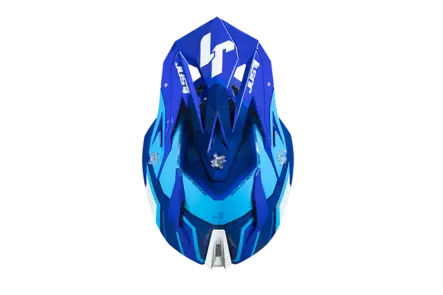 Just1 Kypärä J-18 F Hexa Valkoinen/Sininen, S - Duell ajovarusteet - 58561 - 1