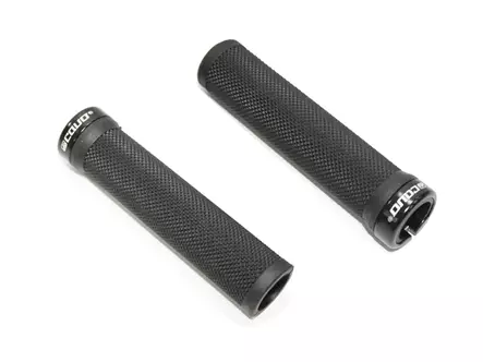 Kädensija CAVO lukkogrippi musta 132mm 1pr - Duell polkupyörien varaosat ja tarvikkeet - 67021 - 1