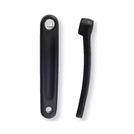Kampi vasen 170mm alu musta neliö - Duell polkupyörien varaosat ja tarvikkeet - 58151 - 1