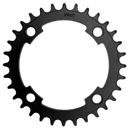 Ketjuratas SAMOX E-bike Narrow wide BCD104 alumiinia musta 36h - Duell polkupyörien varaosat ja tarvikkeet - 64881 - 1