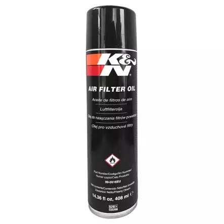 K&N FILTER OIL SPRAY 408ml - Duell MP varaosat ja tarvikkeet - 128751 - 1