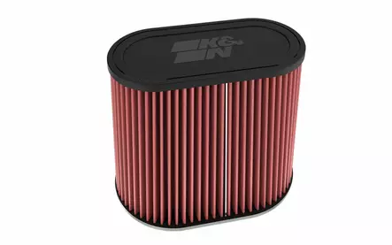 K&N Universal Clamp-On Air Filter 3"Dual Flg 9"X 6"B 7-3/8" X 3-5/8"T 7-3/8"H - Duell MP varaosat ja tarvikkeet - 127561 - 1