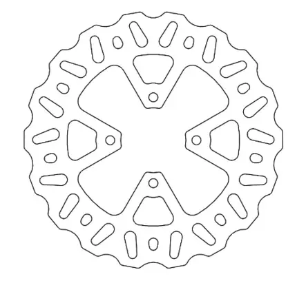 Moto-Master Nitro rear disc KTM: SX65 TC65 MC65 23-.. - Duell MP varaosat ja tarvikkeet - 120941 - 1
