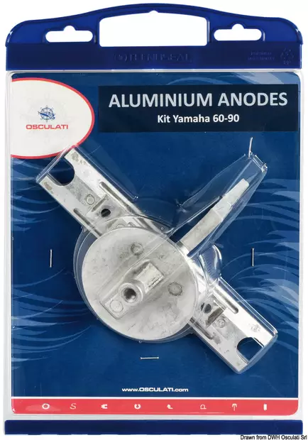 Osculati anodisarja (alu) Yamaha 60-90HP - Duell venetarvikkeet - 4901 - 1