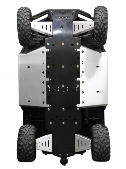 Polaris Ranger 900 Diesel / 800 HO Alumiini+Muovi-combo pohjapanssarisarja - Polaris Pohjapanssarit - 251 - 1
