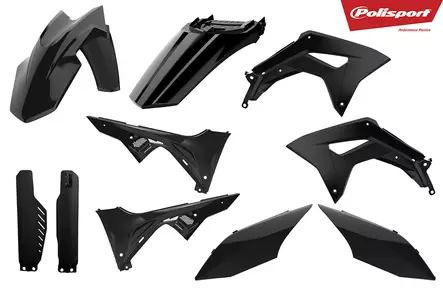 Polisport Kit CRF150L (18-..) ed Polisport black (1) - Duell MP varaosat ja tarvikkeet - 130071 - 1