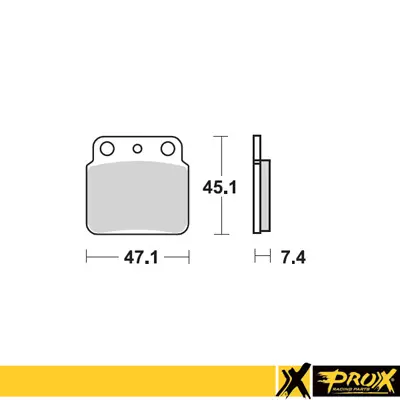 ProX Jarrupalasarja Taakse LT-Z400 '03-13 + LT-R450 '06-11 + KFX400 - Duell MP varaosat ja tarvikkeet - 80161 - 1