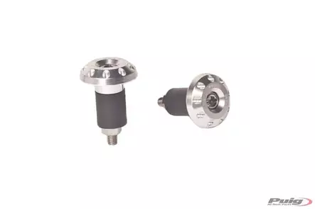 Puig Bar Ends Aluminium Race Universal C/Silver 13-18mm - Duell MP varaosat ja tarvikkeet - 92661 - 1