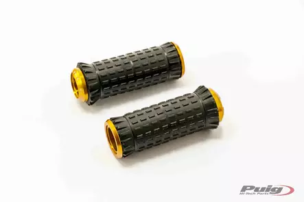 Puig Footpegs R-Fighter S Piloto Rig/Left C/Gold - Duell MP varaosat ja tarvikkeet - 90421 - 1