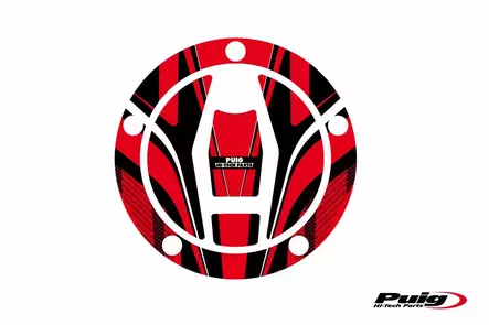 Puig Fuel Cap Cover Mod. Radical Kawasaki C/Red - Duell MP varaosat ja tarvikkeet - 90461 - 1