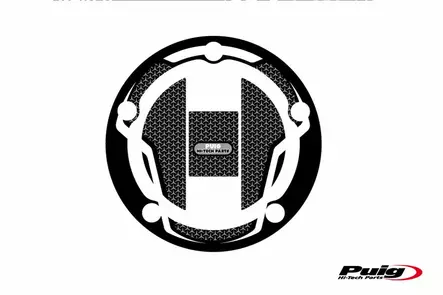 Puig Fuel Cap Cover Naked Suzuki C/Gray - Duell MP varaosat ja tarvikkeet - 92641 - 1