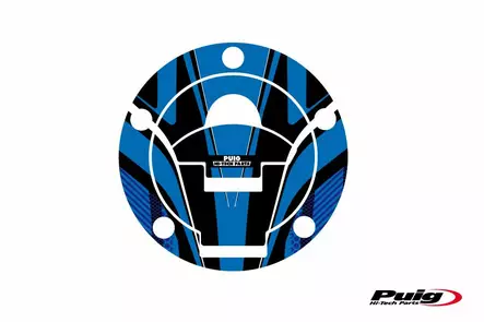 Puig Fuel Cap Cover Radical Ducati C/Blue - Duell MP varaosat ja tarvikkeet - 92421 - 1