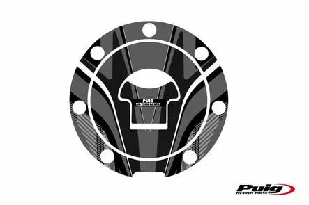 Puig Fuel Cap Cover Radical Honda C/Grey - Duell MP varaosat ja tarvikkeet - 92431 - 1