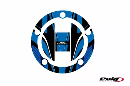 Puig Fuel Cap Cover Radical Suzuki C/Blue - Duell MP varaosat ja tarvikkeet - 92151 - 1
